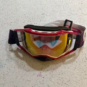 Scott Sports red ski goggles Bca limited edition